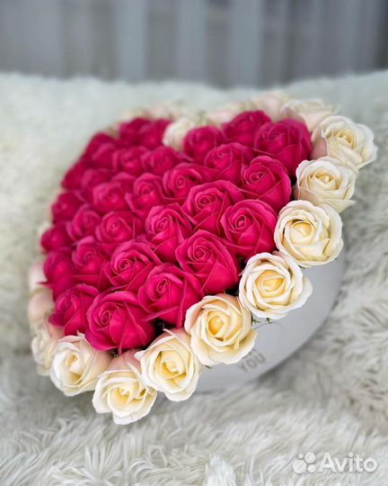 Букеты из мыльных роз