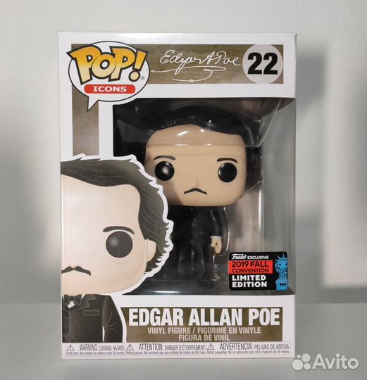 Funko pop Edgar Poe 2019 Fall convention, limited