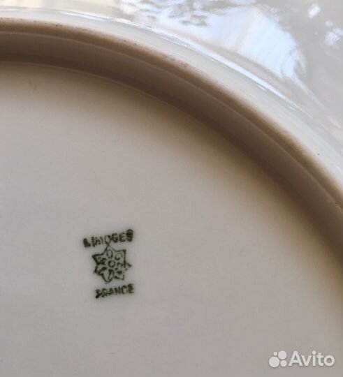 Антикварная тарелка Limoges