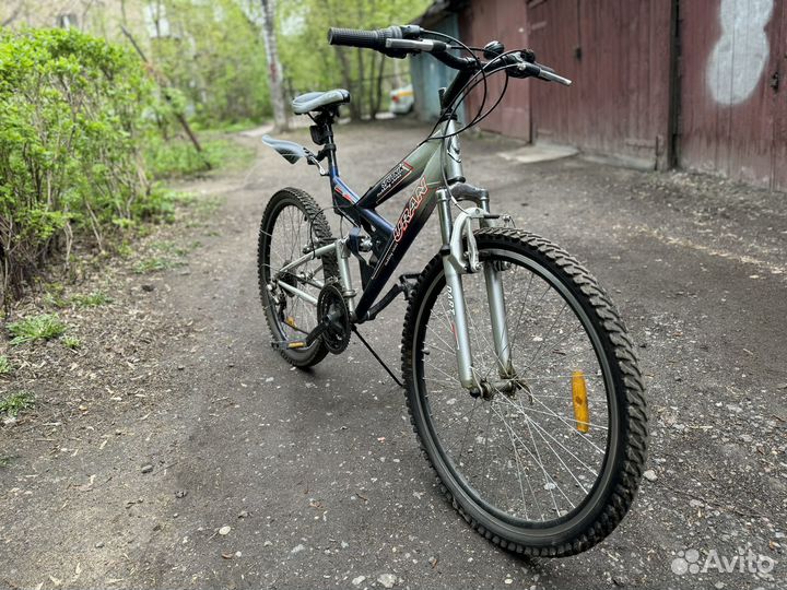 Двухподвесный горный велосипед