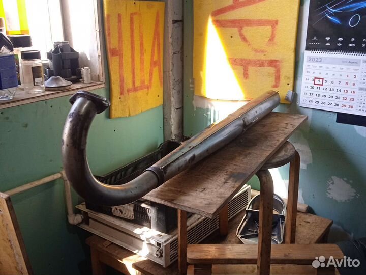 Правый глушитель мотоцикла Иж Юпитер 5