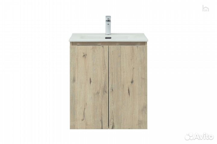 Тумба под раковину для ванной 60 (2 дверцы) Алвита