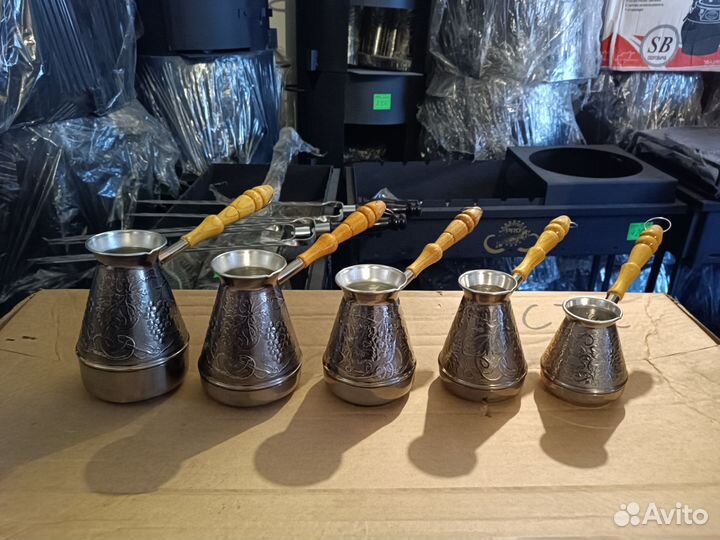 Турка для кофе медная