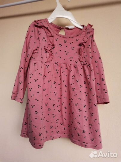 Платье для девочки hm 80