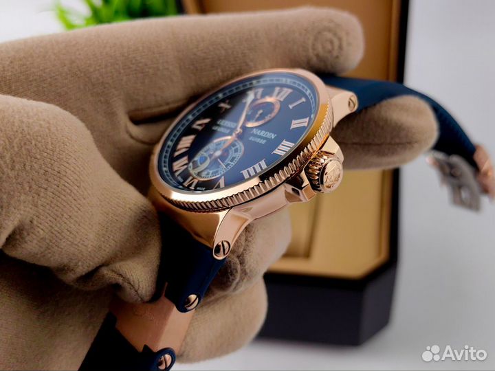 Мужские часы ulysse nardin le locle золотые