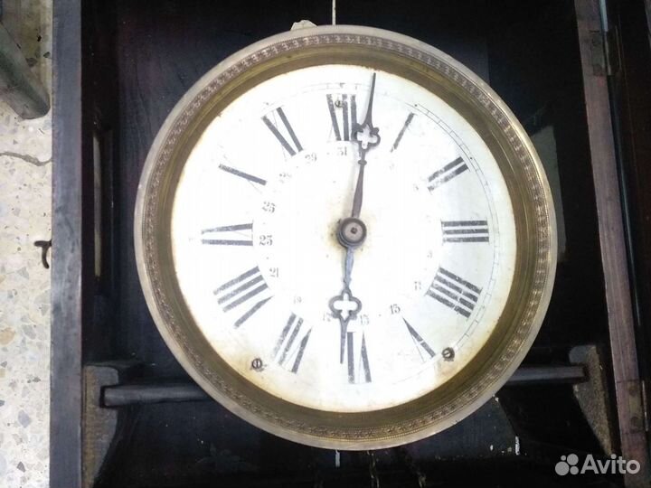 Часы настенные немецкие,антиквариат