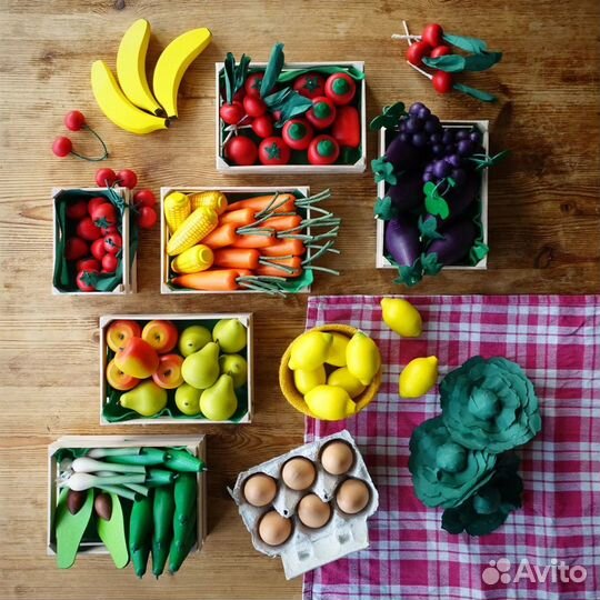 Ящик деревянный для фруктов и овощей