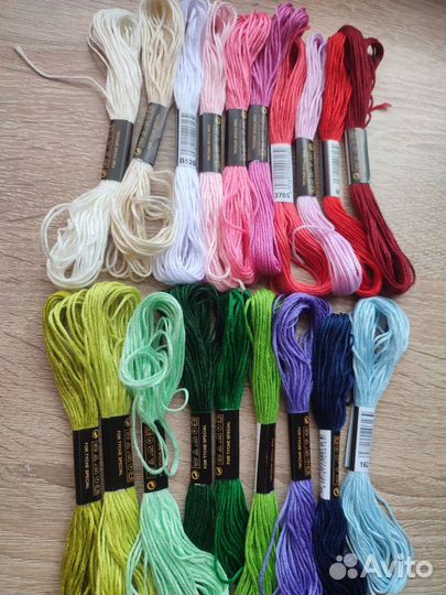 Нитки мулине, новые