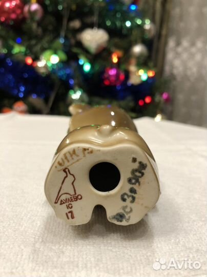 Олимпийский мишка фарфор статуэтка