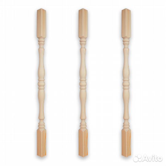 Балясина 40х40х900мм точеная тип3 бт3-40