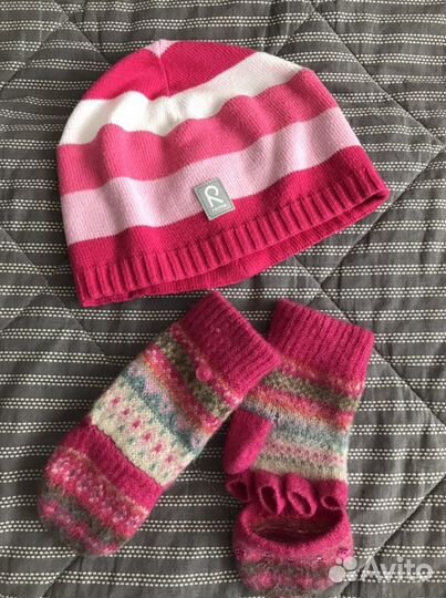 Шапки, перчатки 4-5 лет