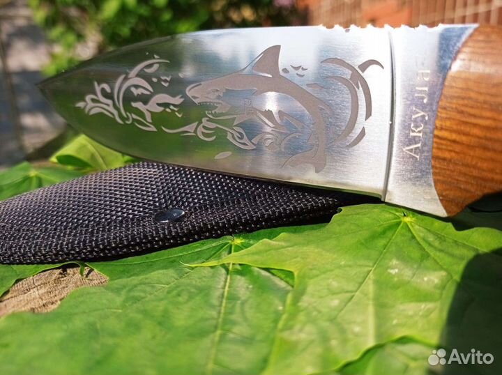 Нож охотничий 'Акула'. Новый