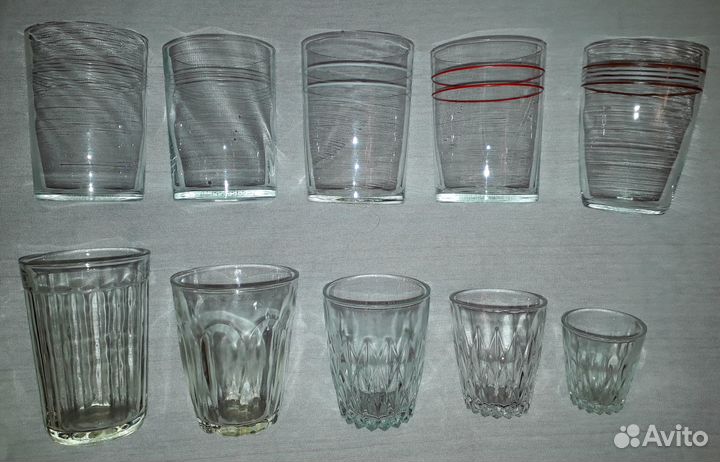 Бокалы фужеры рюмки стопки стаканы хрусталь стекло