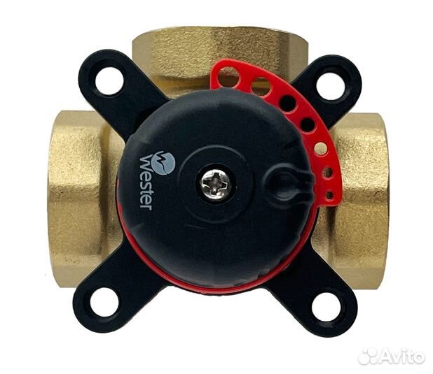 Клапан трехходовой поворотный Wester 0-34-0014