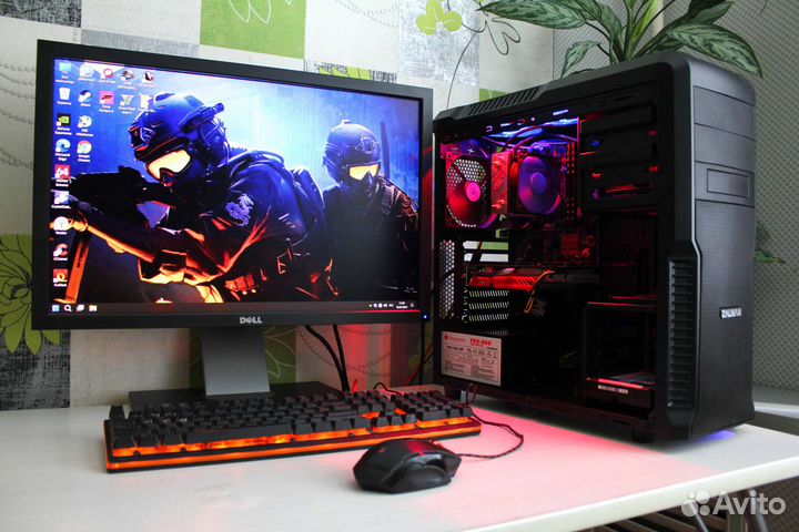 Игровой компьютер intel i5-6500/GTX1660S/DDR4-16Гб