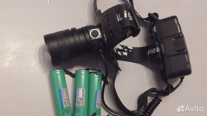 Новый налобный мощный фонарь для рыбалки