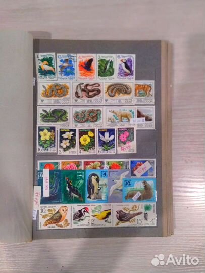 Альбом старых советских марок