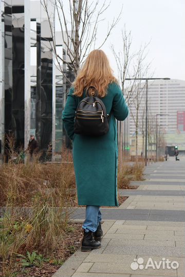 Рюкзак кожаный италия женский