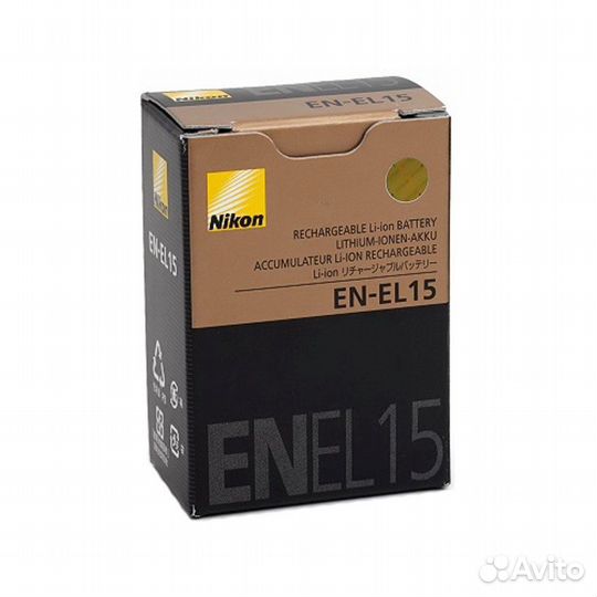 Акб для nikon EN-EL15 новый
