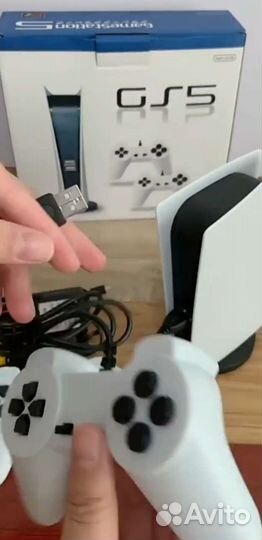 Новая игровая приставка gs5 с играми