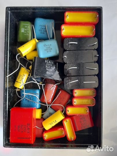 Конденсаторы, резисторы, подстроечники разные