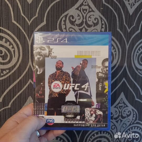 Ufc 4 новый, запечатанный. ps4 ps 5