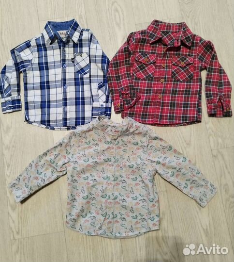 Рубашки для мальчика 80-86
