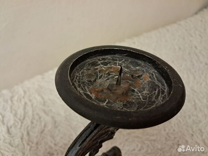 Подсвечник медный СССР