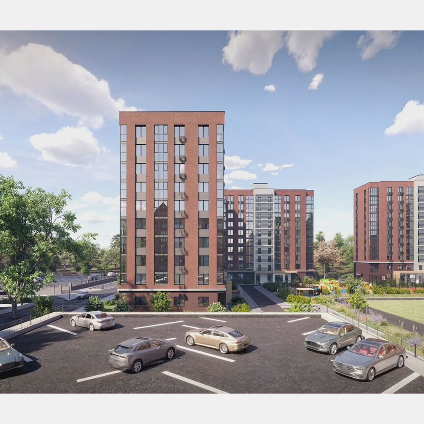 2-к. квартира, 54,3 м², 3/10 эт.