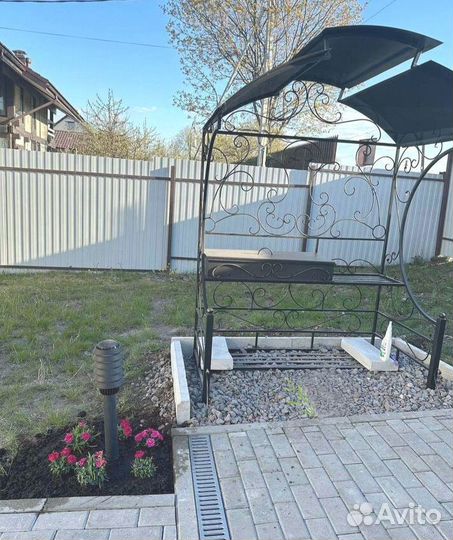 Мангал с печью под казан