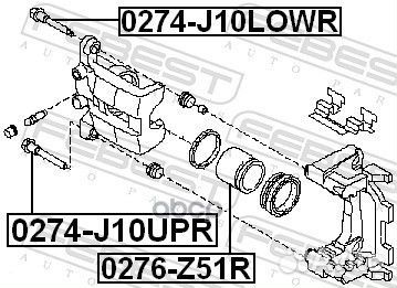 Поршень суппорта nissan X-trail 01/murano 07