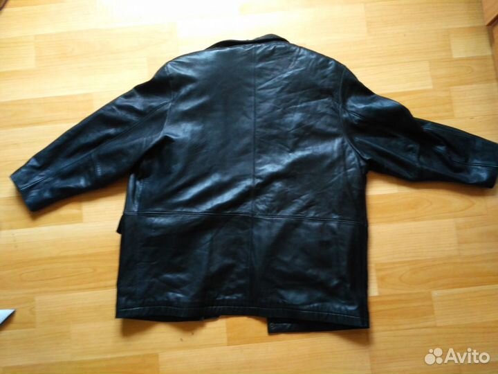 Кожаная куртка мужская 56 размера