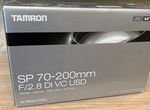 Tamron SP 70-200mm F/2.8 Di VC USD на Nikon
