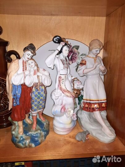 Фарфоровые статуэтки времен СССР лфз