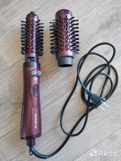 Фен-расчёска Polaris PHS 1020RK бордовый/чёрный