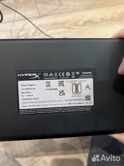Игровая клавиатура Hyperx alloy Origins