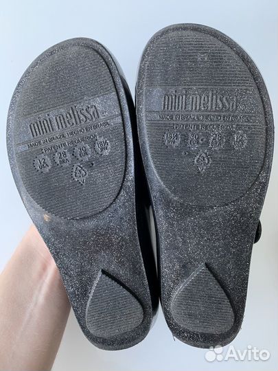 Ароматные туфли-босоножки mini melissa, оригинал