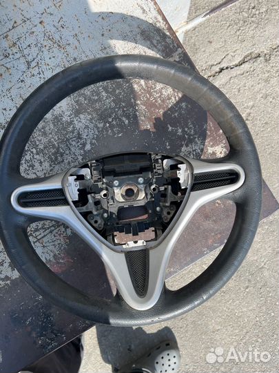 Руль на honda fit, хонда фит