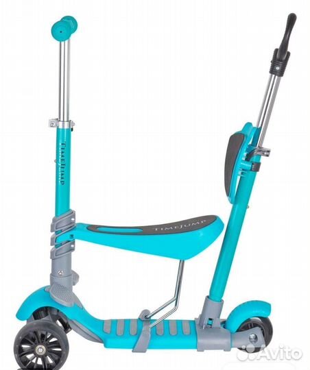 Самокат детский трехколесный с сиденьем