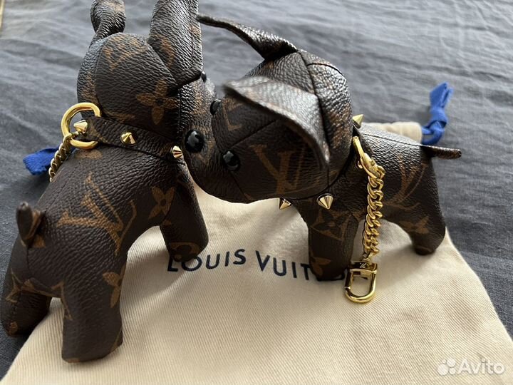 Брелок собачка Louis Vuitton
