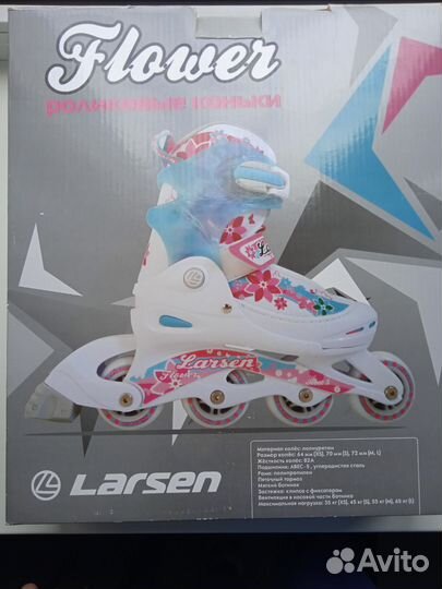 Роликовые коньки детские раздвижные с защитой