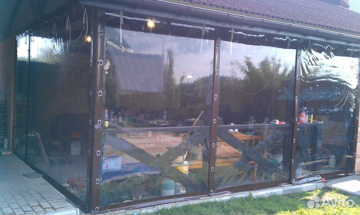 Мягкие окна из ткани пвх