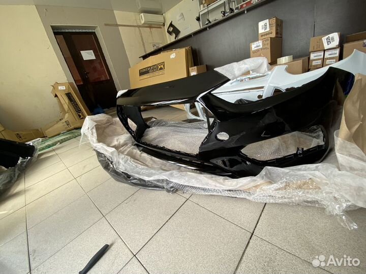 Бампер hyundai solaris 2017 черный