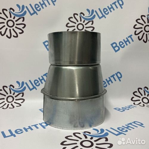 125х100 Переход из оцинкованной стали