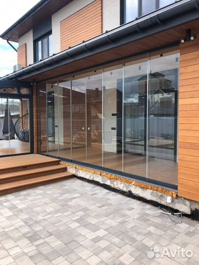 Безрамное остекление для террас до 7 дней