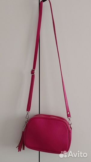 Сумка кроссбоди натуральная кожа Италия