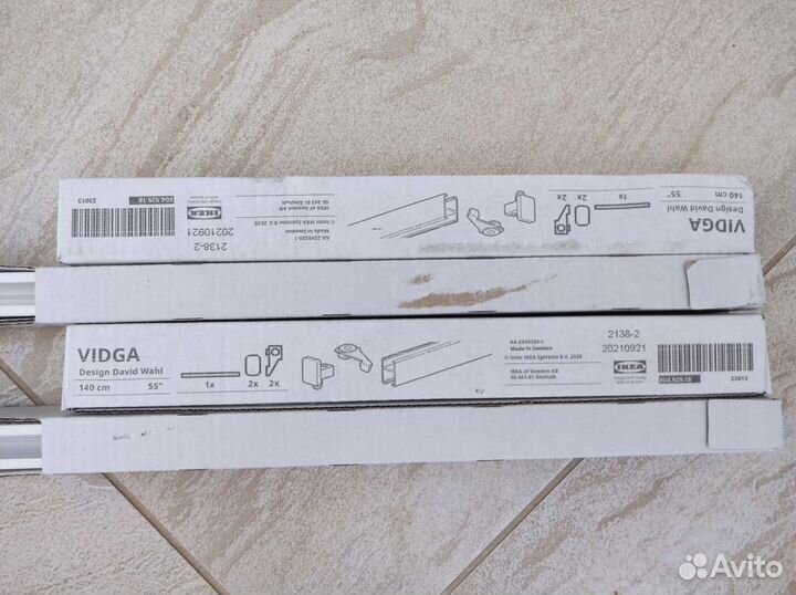 Карнизы видга икеа с креплением на потолок и стену