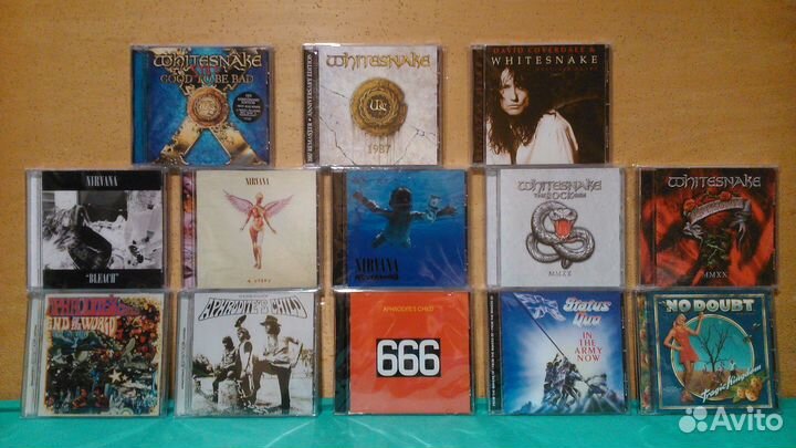 Музыка на компакт дисках. Рок