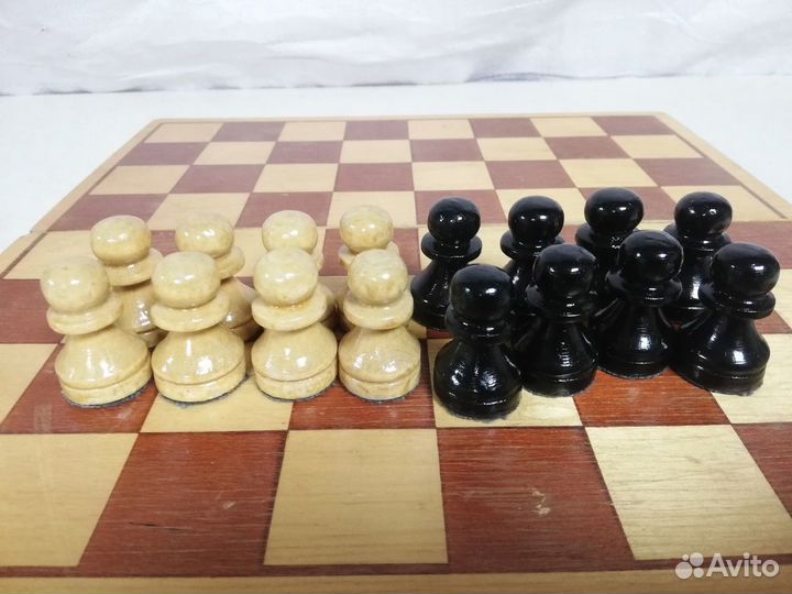 Шахматы любительские СССР Дерево