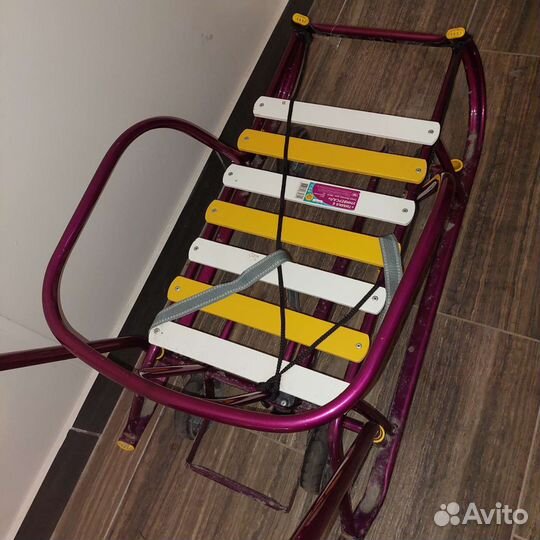 Детские санки с колесами